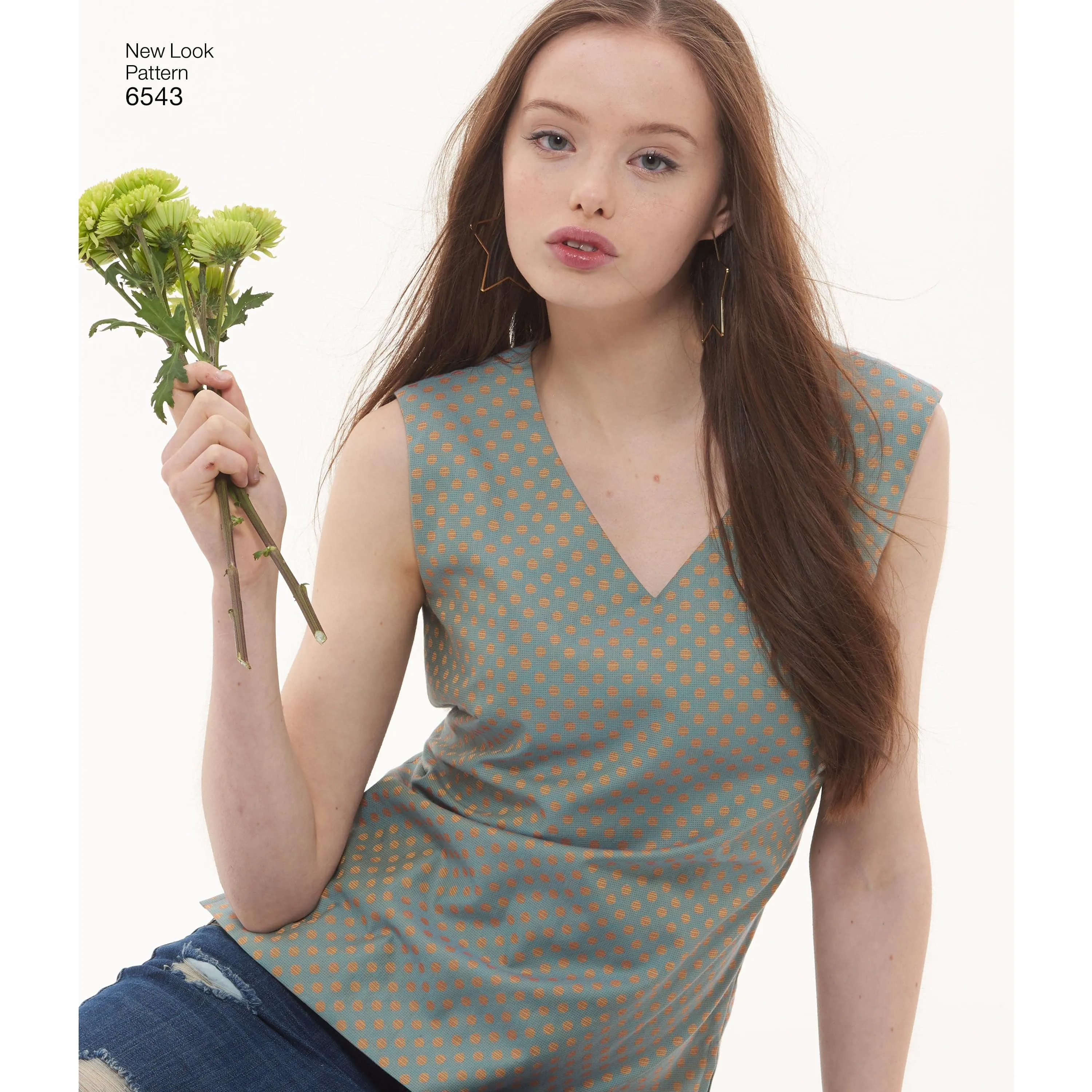 6543 New Look Pattern 6543 Misses' Easy Tops