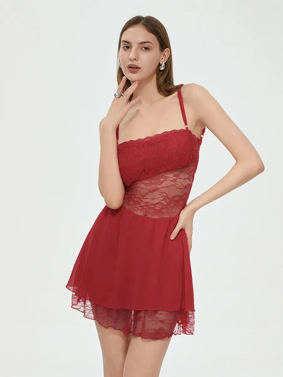 Black Sexy Slim Lace Patchwork Backless Party Cocktail Beach Streetwear Casual Summer Dress