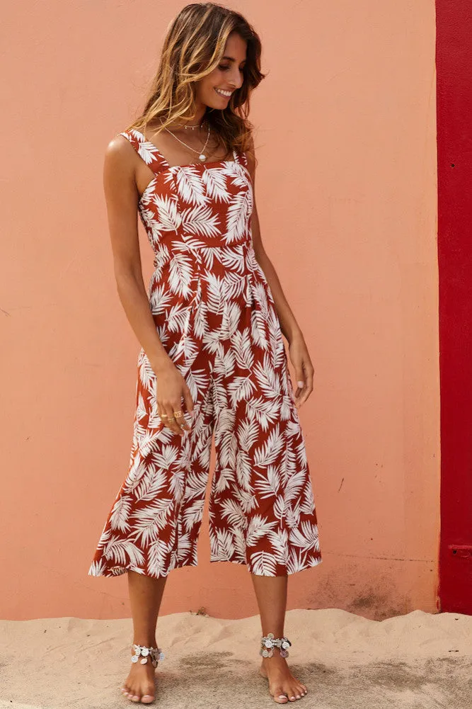 Bohemian Like You Jumpsuit Rust
