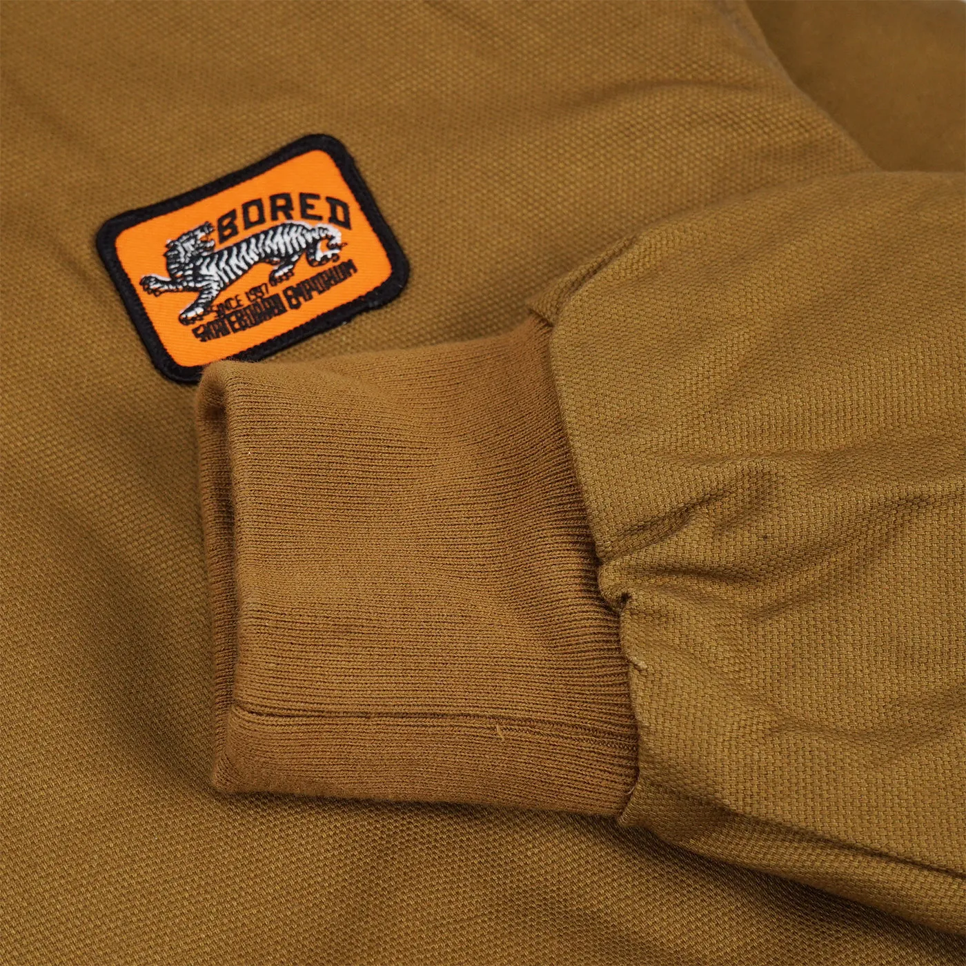 Bored of Southsea Docker Hooded Work Jacket - Brown Saddle