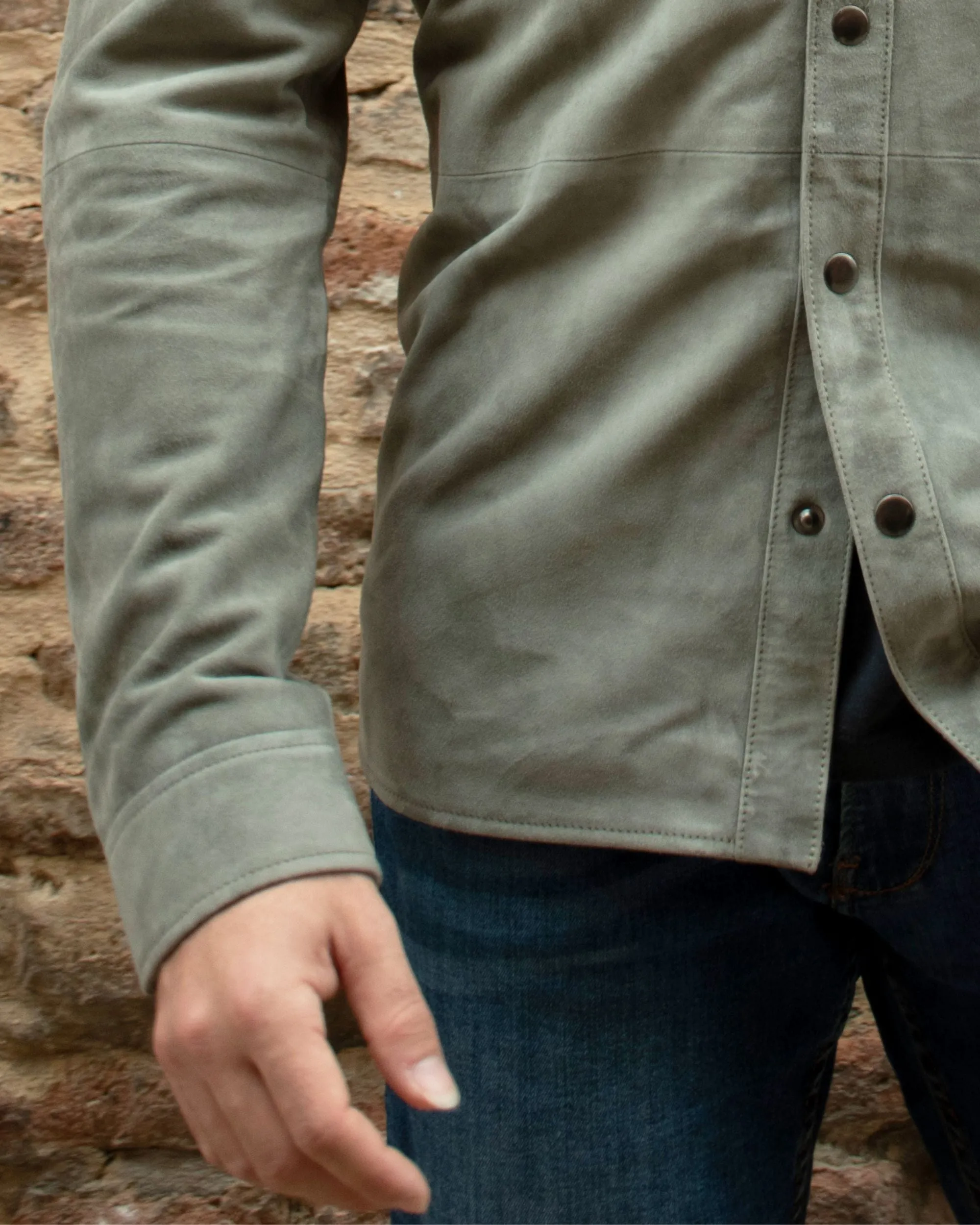 Charles | Classic Leather Shirt Jacket