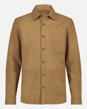 Charles | Classic Leather Shirt Jacket