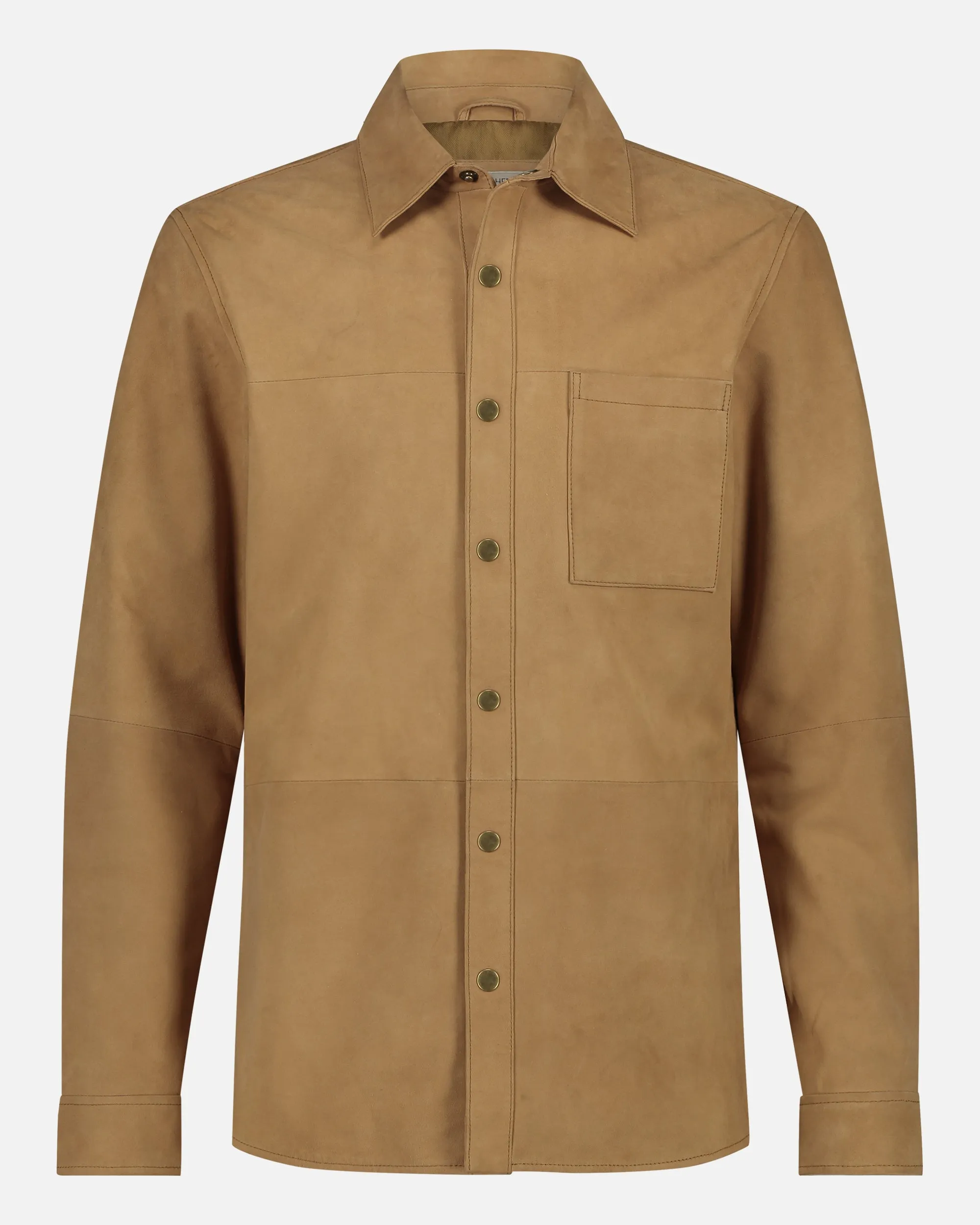 Charles | Classic Leather Shirt Jacket
