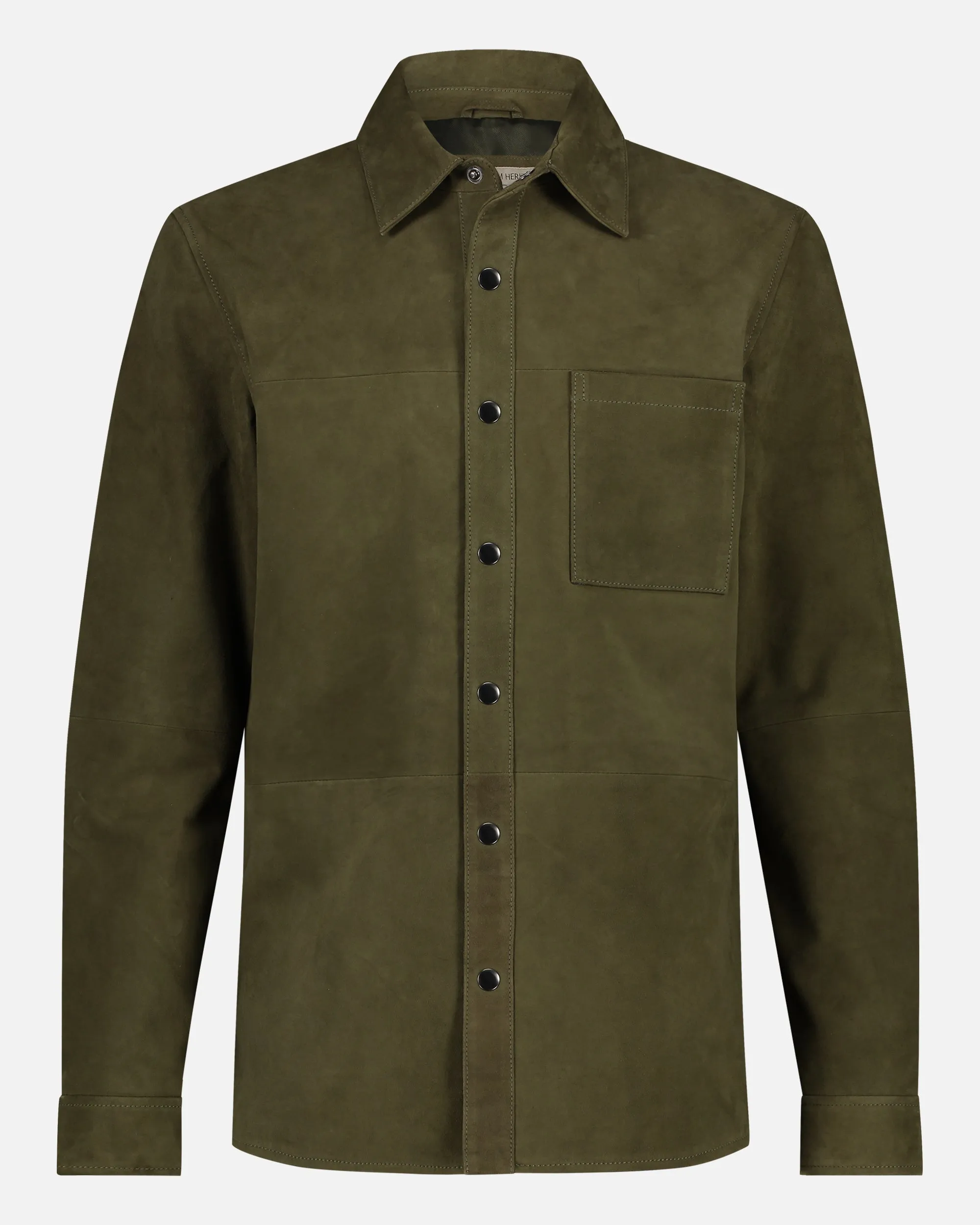 Charles | Classic Leather Shirt Jacket
