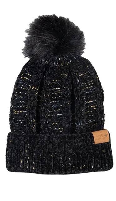 Chenille Puff Beanie Simply Southern