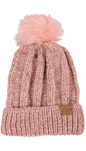 Chenille Puff Beanie Simply Southern