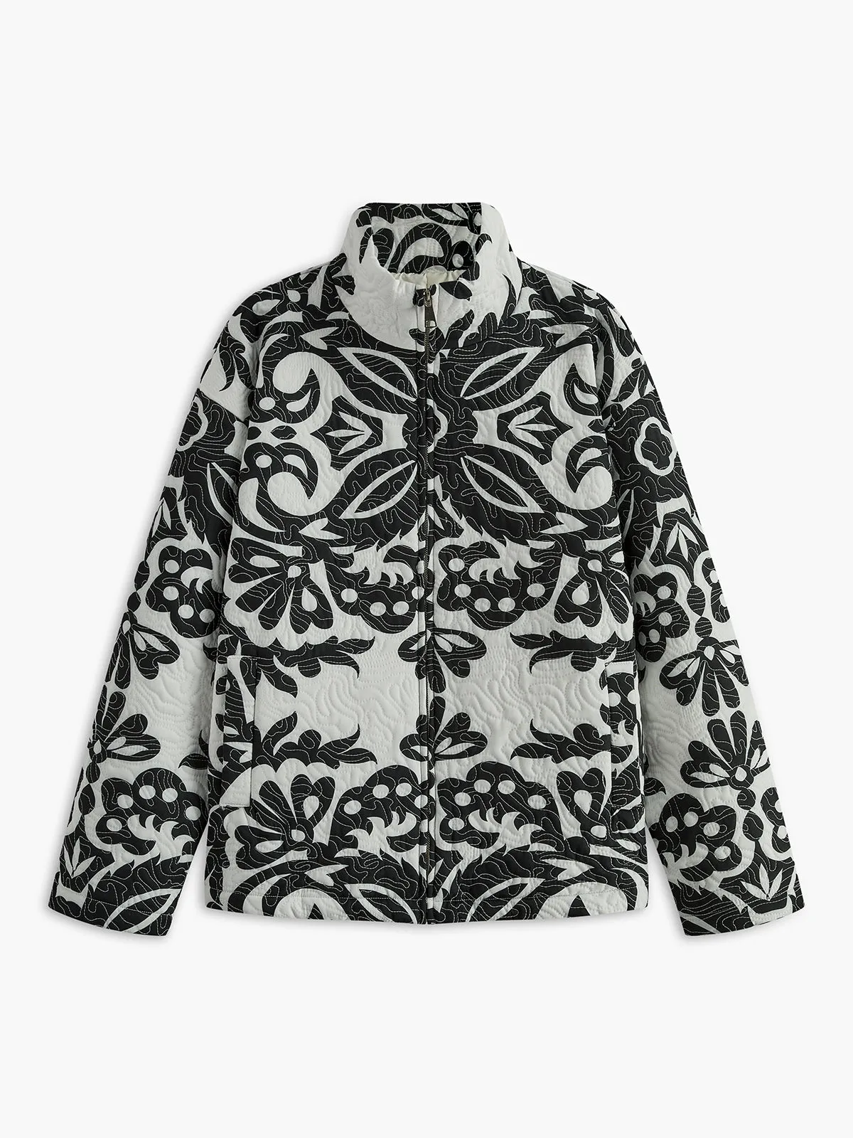 Chicmy-Winter Outfits Christmas Thanksgiving Gift New Year's Eve Outfits Streetwear Fashion Retro Zipper Quilted Winter Coat