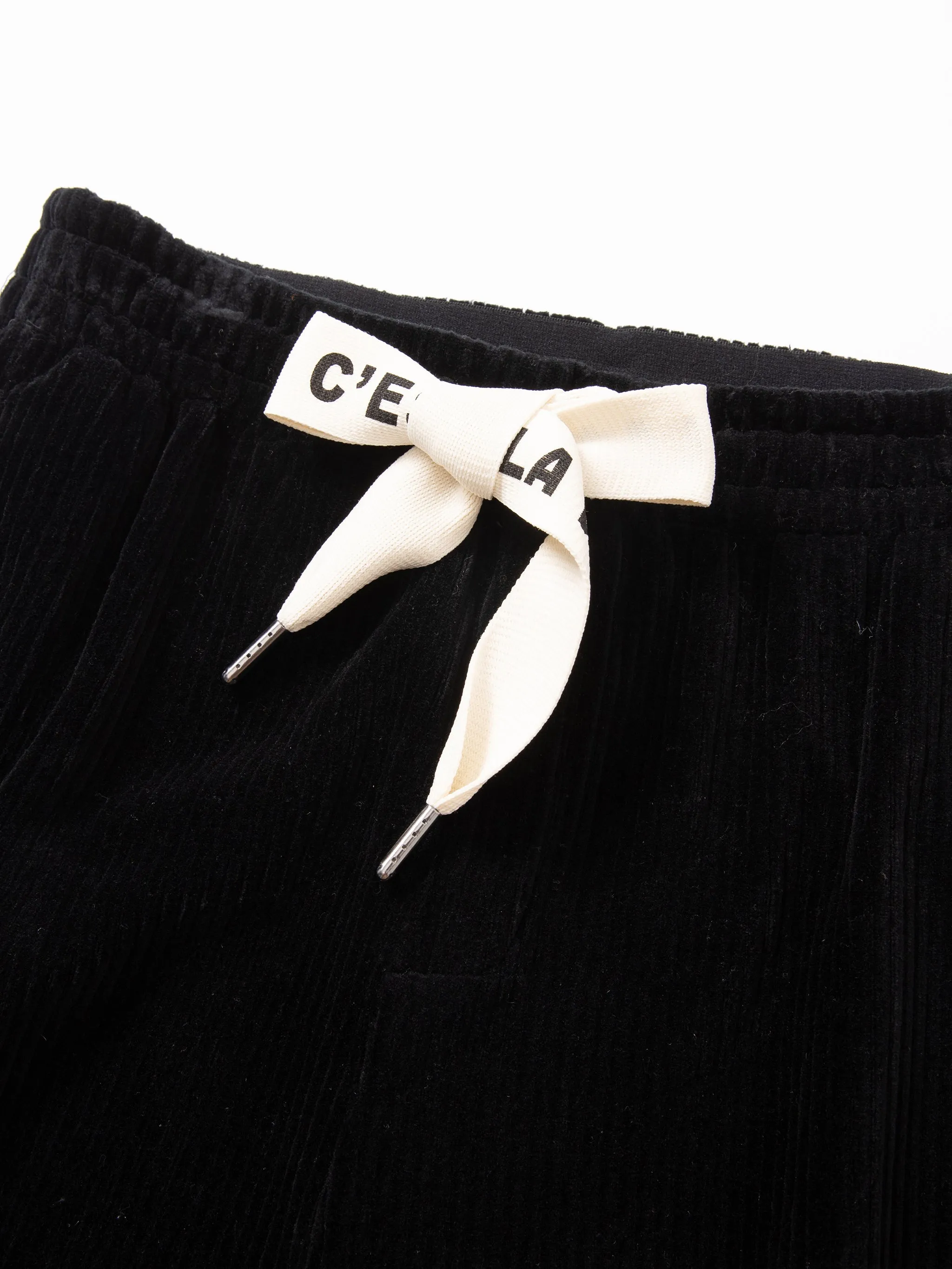 Corduroy Black Pants