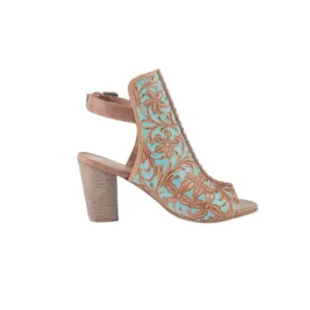 Darington Ranch Leather Western Heeled Booties
