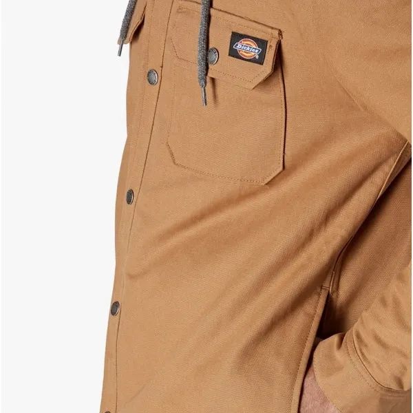 DUCK Mens Hooded Jacket Brown