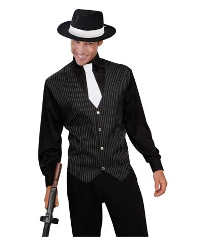 Gangster Shirt Vest & Tie Kit - Dr Toms