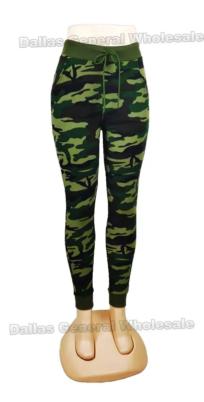 Girls Camouflage Jogger Pants Wholesale