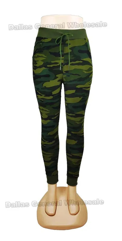 Girls Camouflage Jogger Pants Wholesale