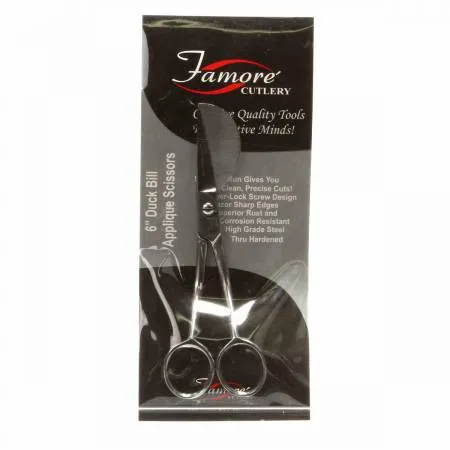 Havels Double Pointed Duckbill Applique Scissors 6in