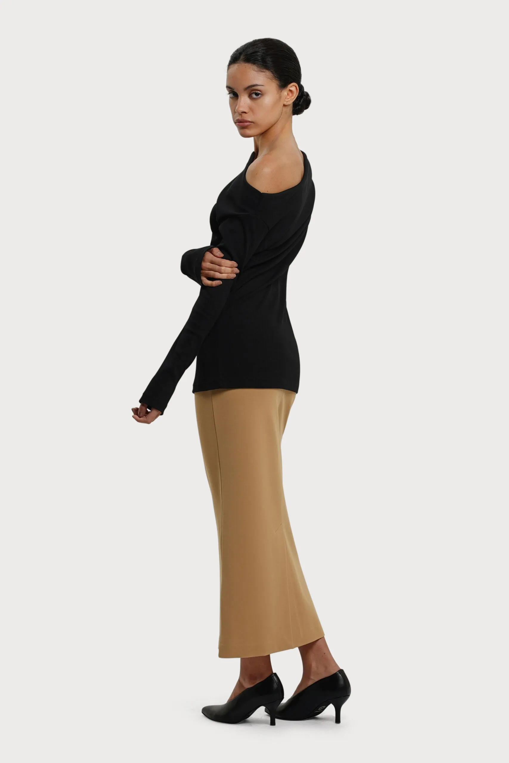Lala Skirt Camel Brown