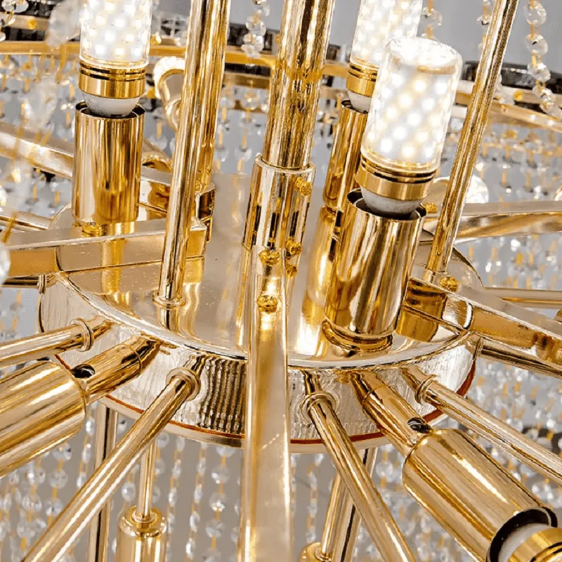 Othom - European Duplex Gold Design Crystal Chandelier