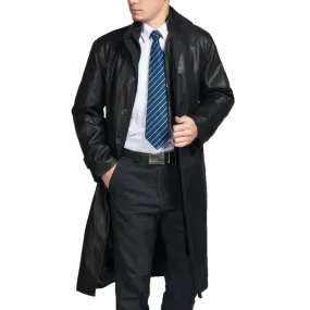 Parka Full Length Leather Coat