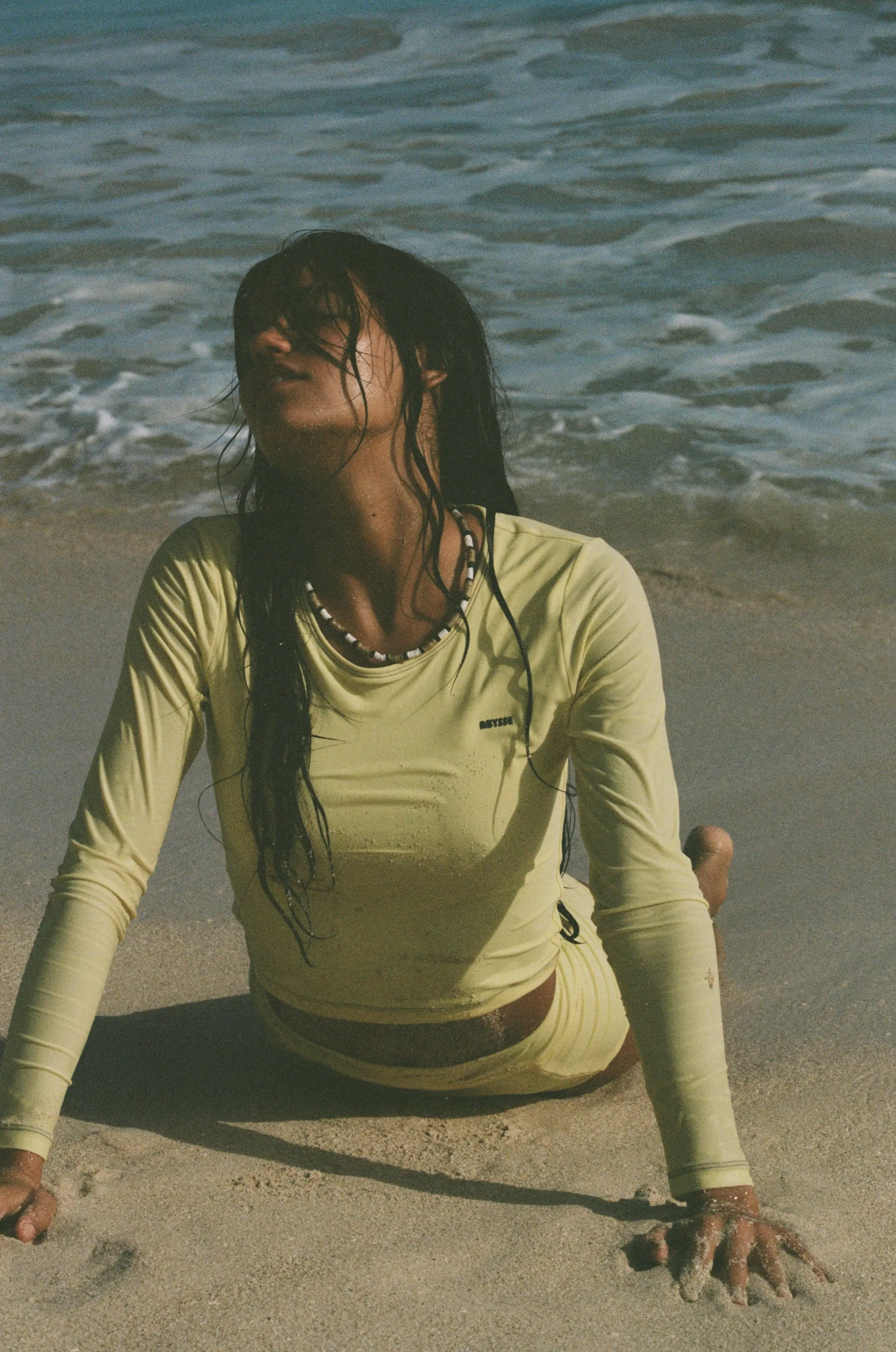 Poppler Rash Guard Top - Vanilla