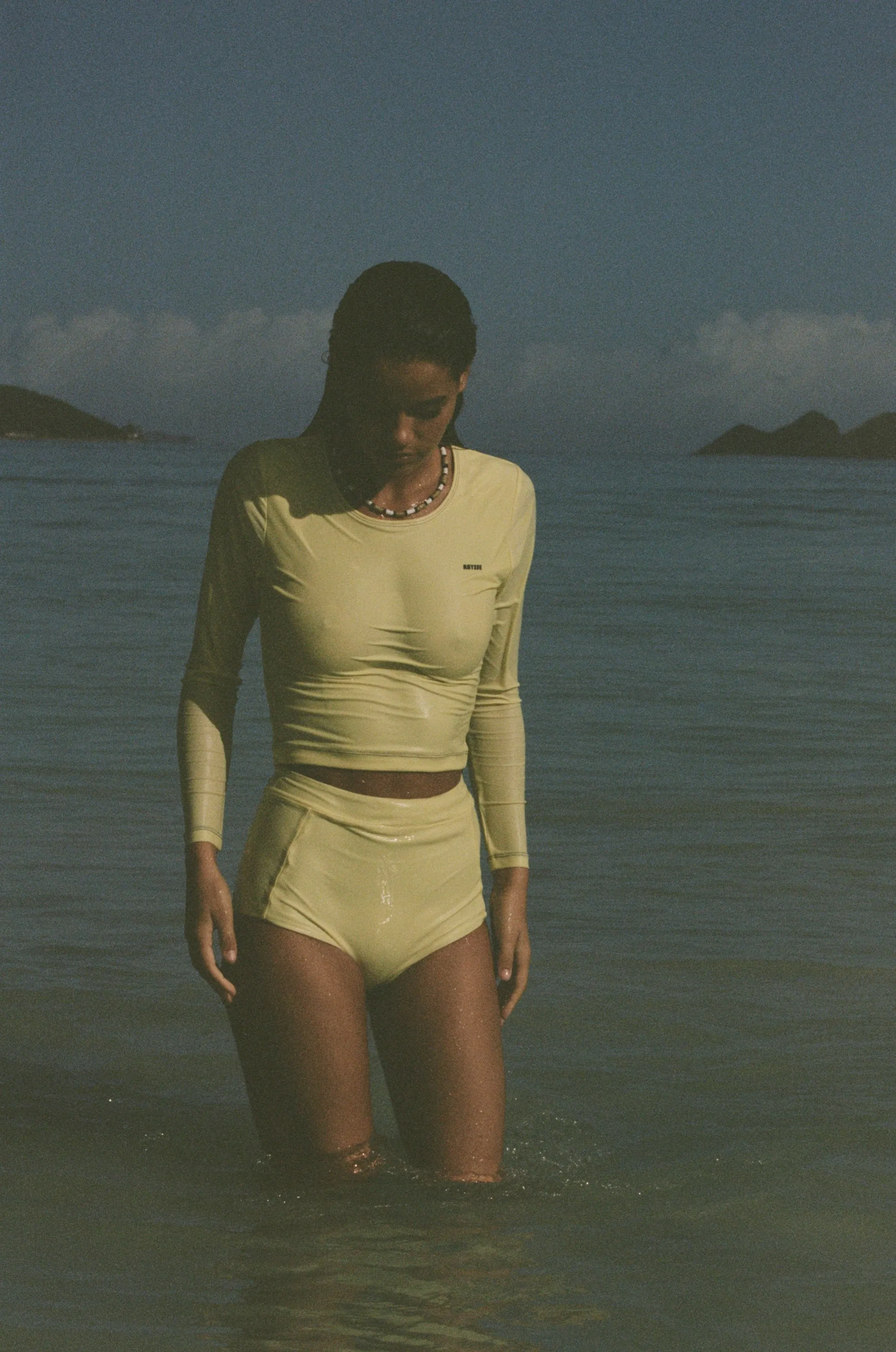 Poppler Rash Guard Top - Vanilla