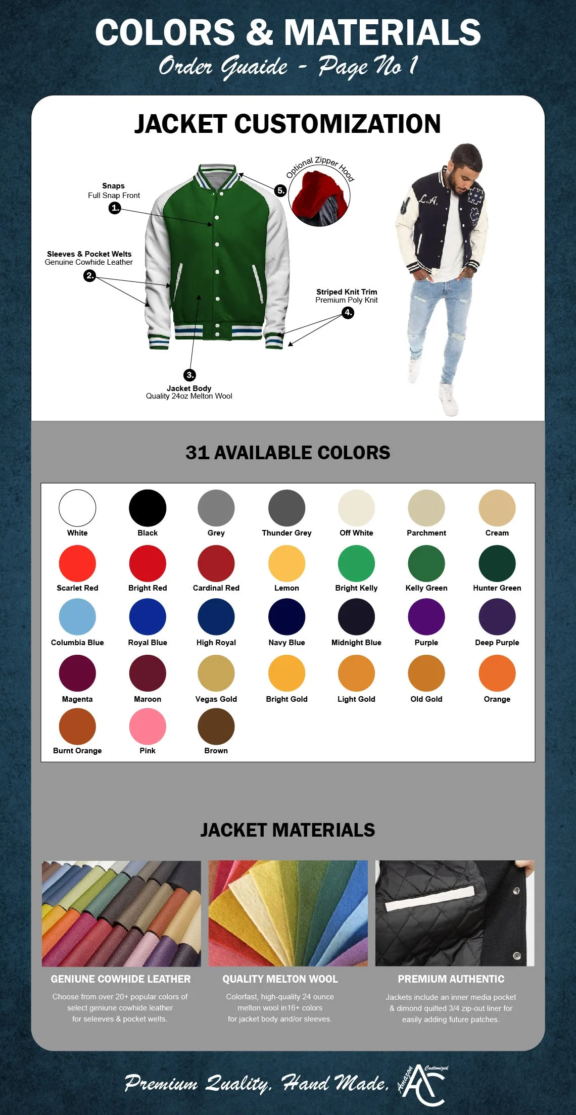 Premium  Letter Custom Varsity Letterman Jackets For Women with Genuine Cowhide Leather Sleeves- Chocolate Brown
