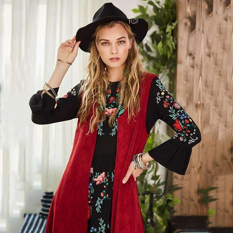 Red Tassel Vest