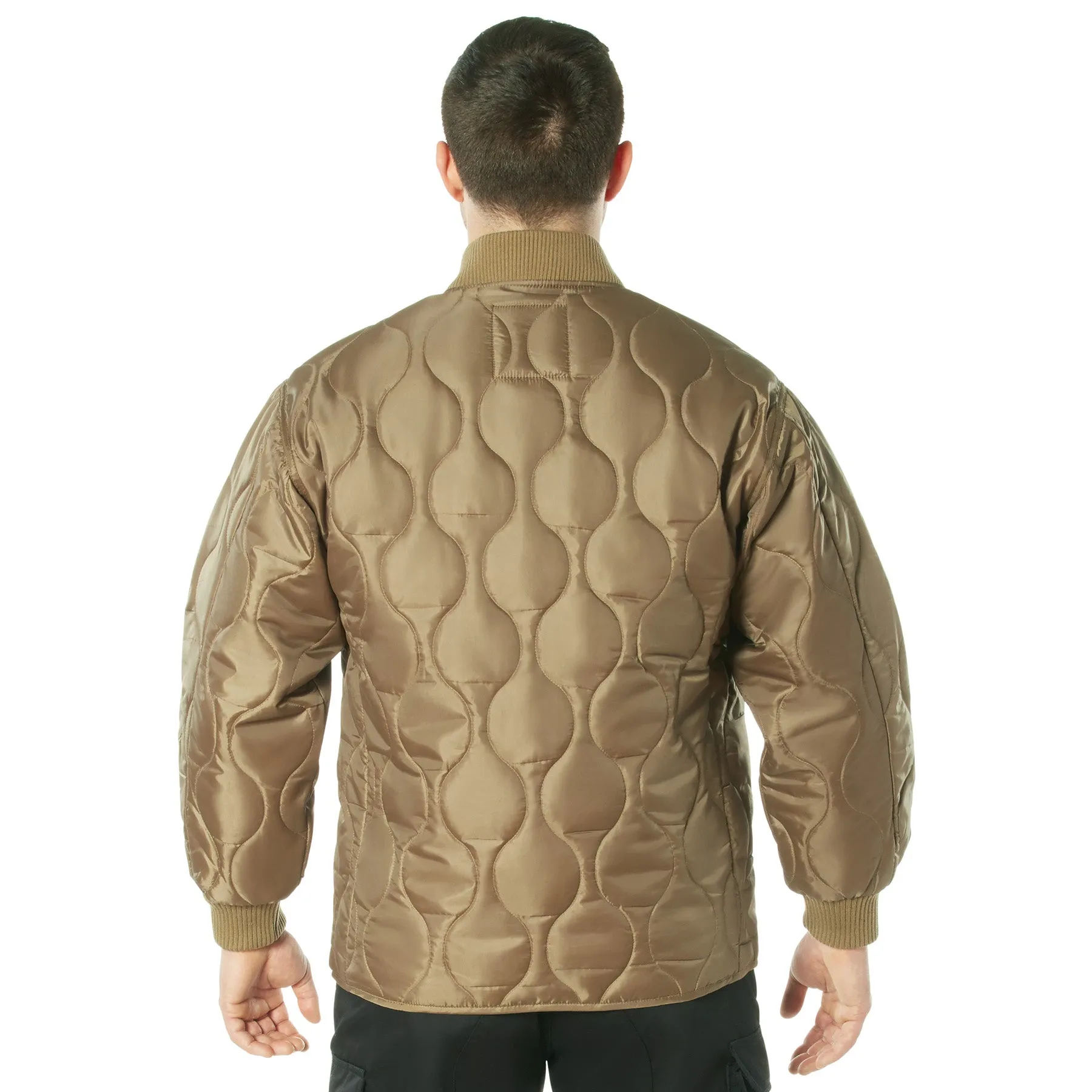 Rothco Quilted Woobie Jacket- COYOTE BROWN
