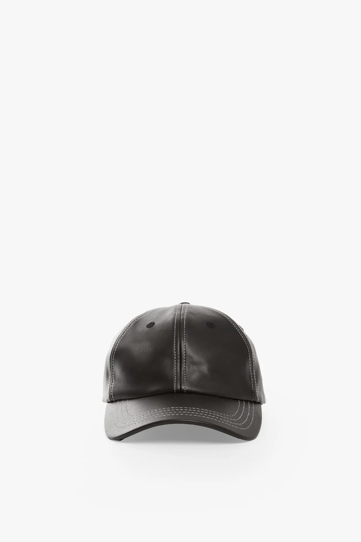 SEASIDE HAT | BLACK VEGAN LEATHER
