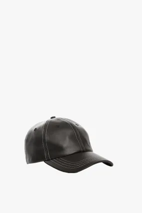 SEASIDE HAT | BLACK VEGAN LEATHER