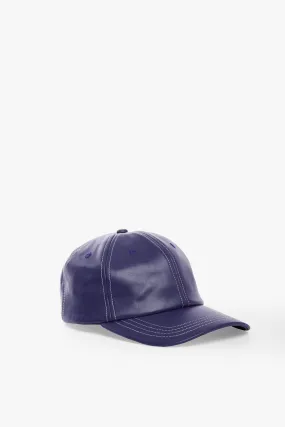SEASIDE HAT | NAVY VEGAN LEATHER