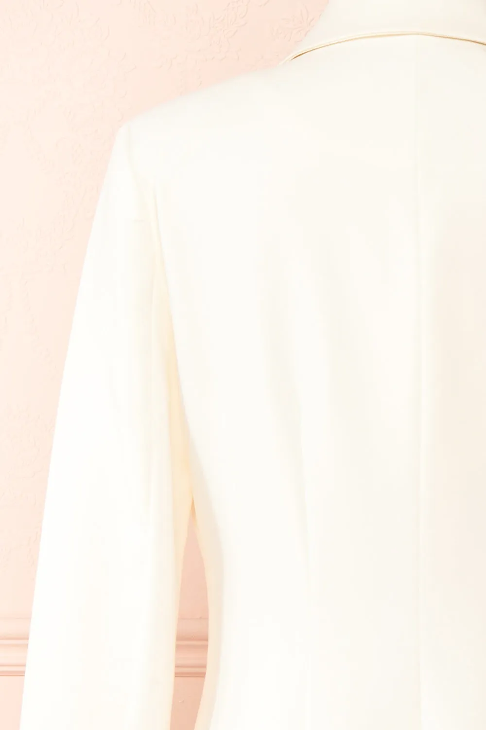 Shirley | Ivory Short Blazer Dress