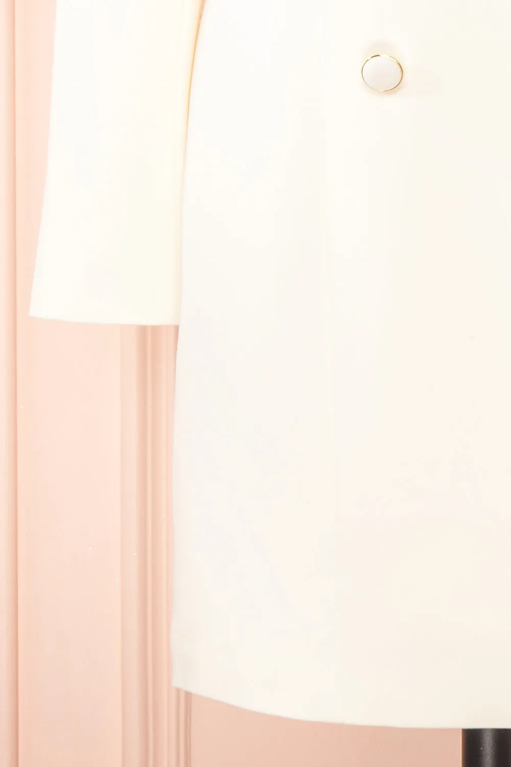 Shirley | Ivory Short Blazer Dress