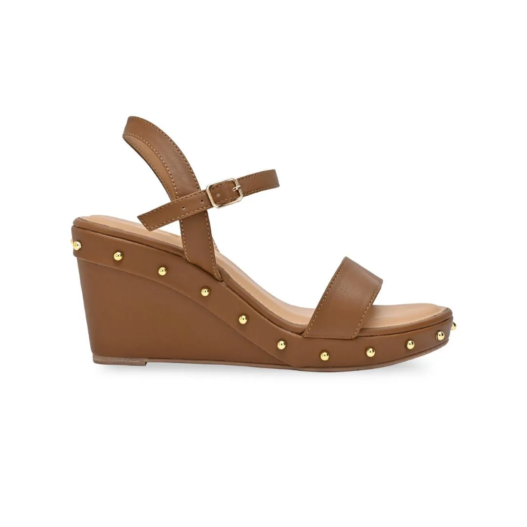 Tan Rivet Wedges
