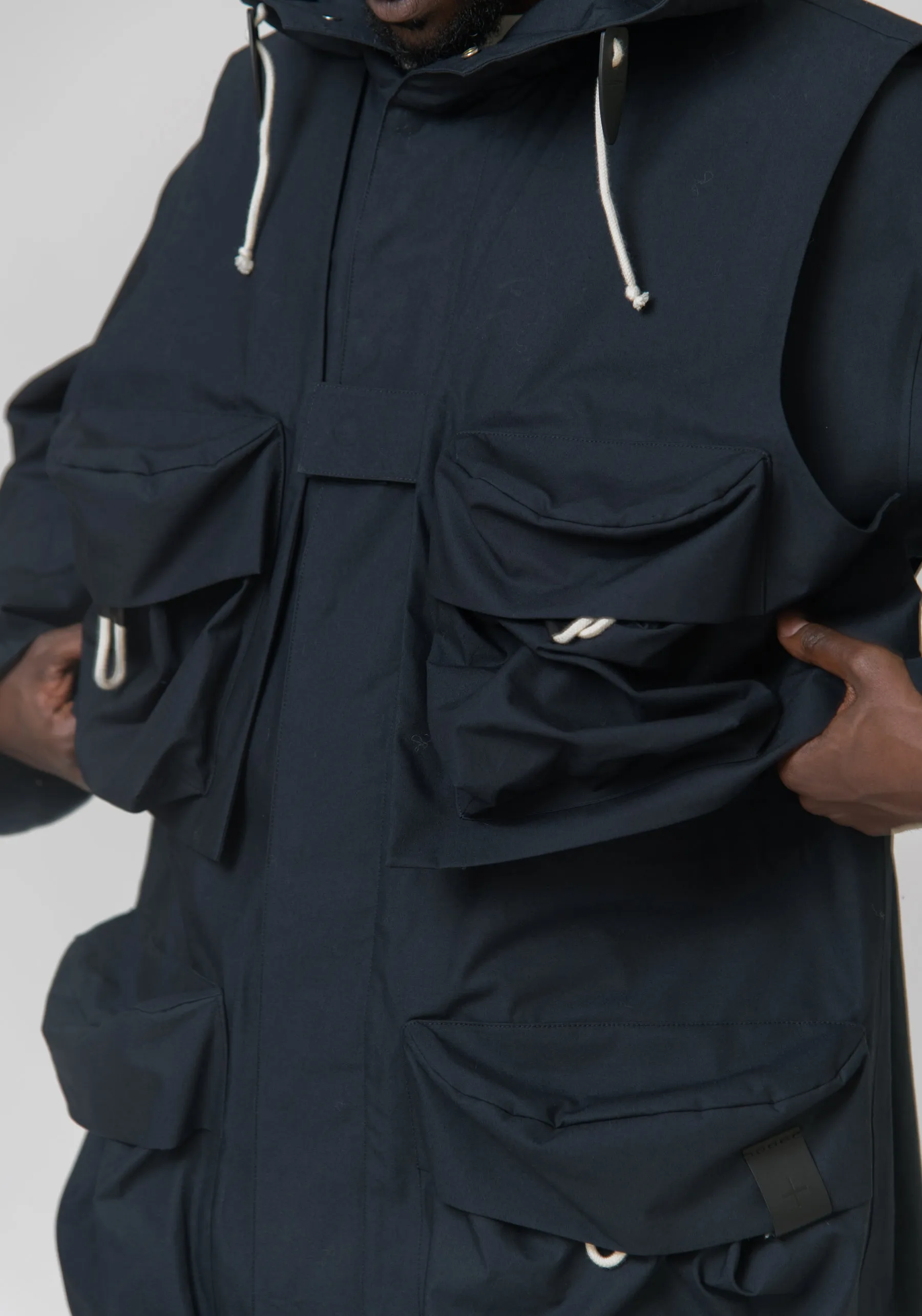 Water Repellent Cotton Parka Midnight J47AA0105